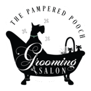 The Pampered Pooch Logo Outlined